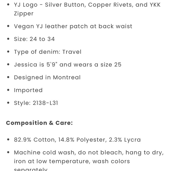 COPY - Yoga Jeans Wide - Picture 3 of 3